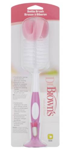 Dr. Brown Standard Bottle Cleaning Brush-pink, .